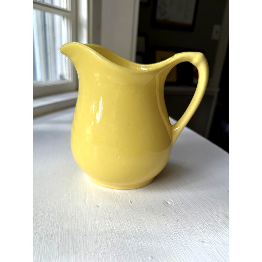 MCM Yellow Pitcher, Unmarked